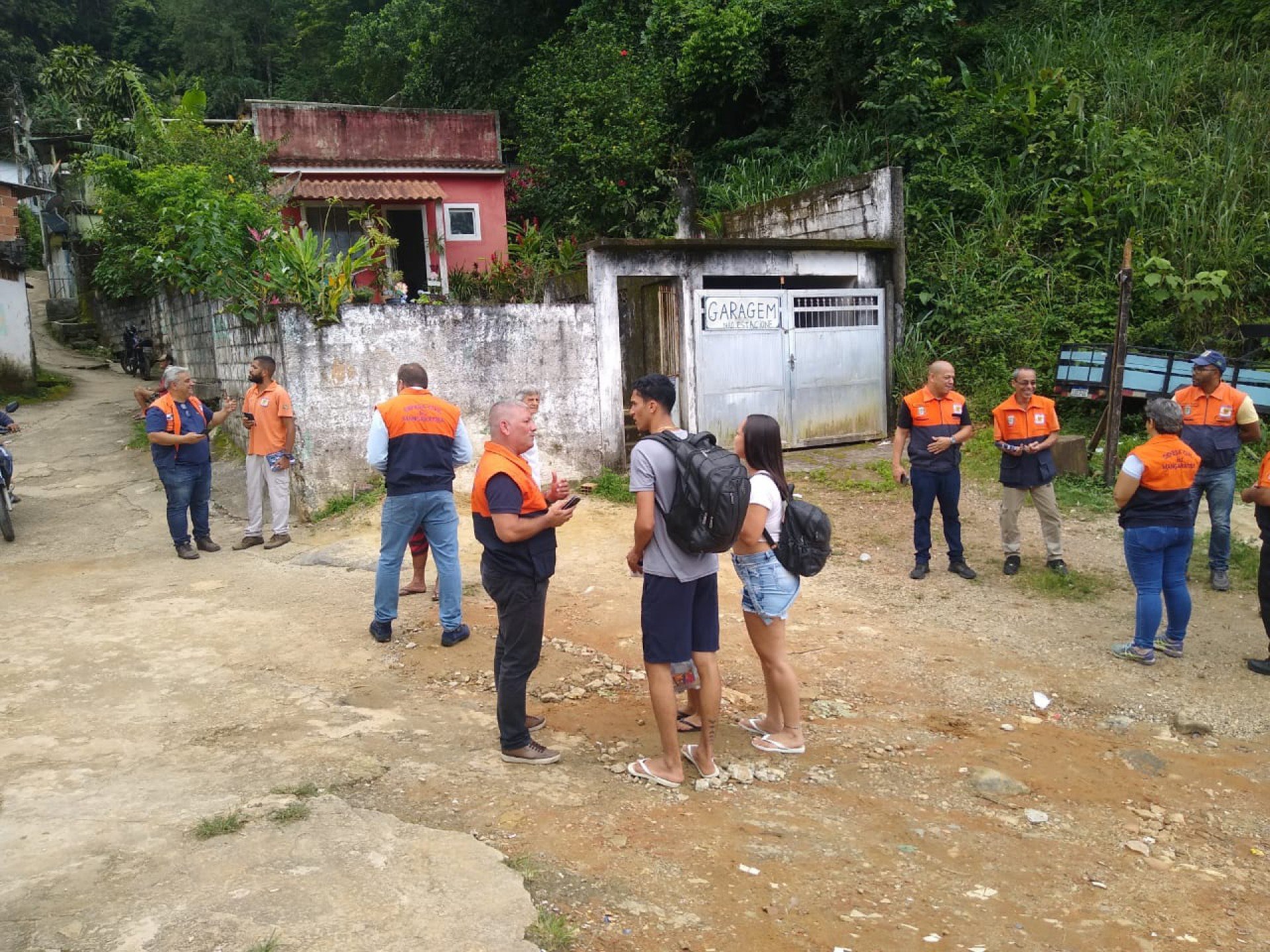 Simulado de evacuação em Mangaratiba pela Redec-4 com apoio da Defesa Civil Municipal. - Divulgação/Redec-4 Costa Verde