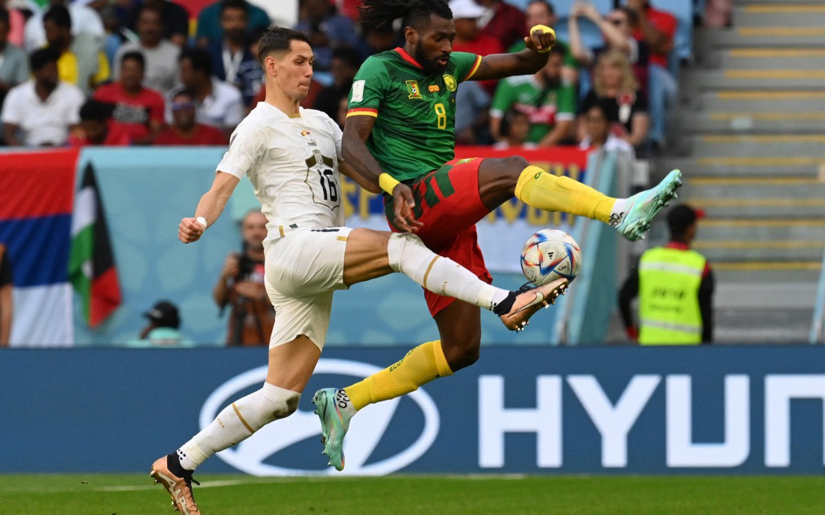 Camarões e Sérvia fazem jogo eletrizante pelo grupo do Brasil