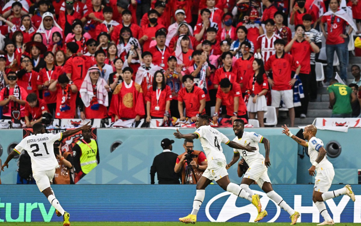 Coreia do Sul e Gana se enfrentaram pela segunda rodada da fase de grupos da Copa do Mundo