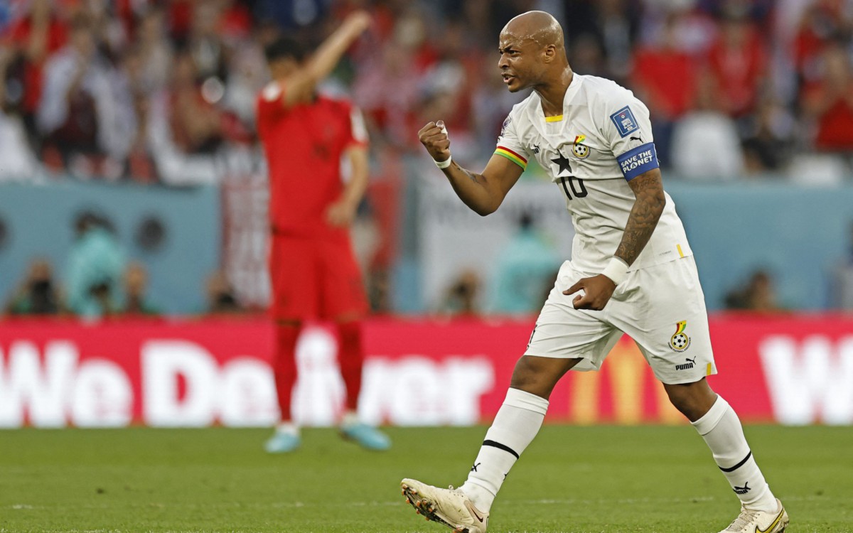 Coreia do Sul e Gana se enfrentaram pela segunda rodada da fase de grupos da Copa do Mundo