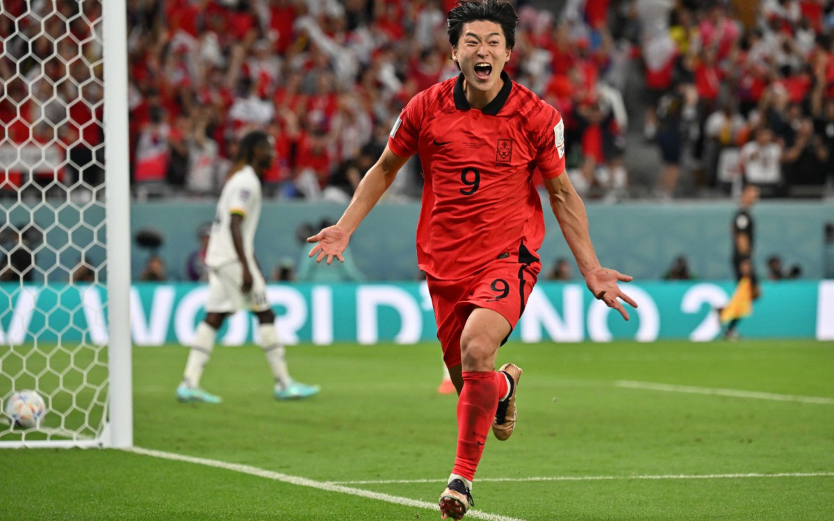 Coreia do Sul e Gana se enfrentaram pela segunda rodada da fase de grupos da Copa do Mundo