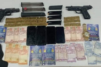 Suspeitos de integrar milícia de Meriti são presos na Venda Velha