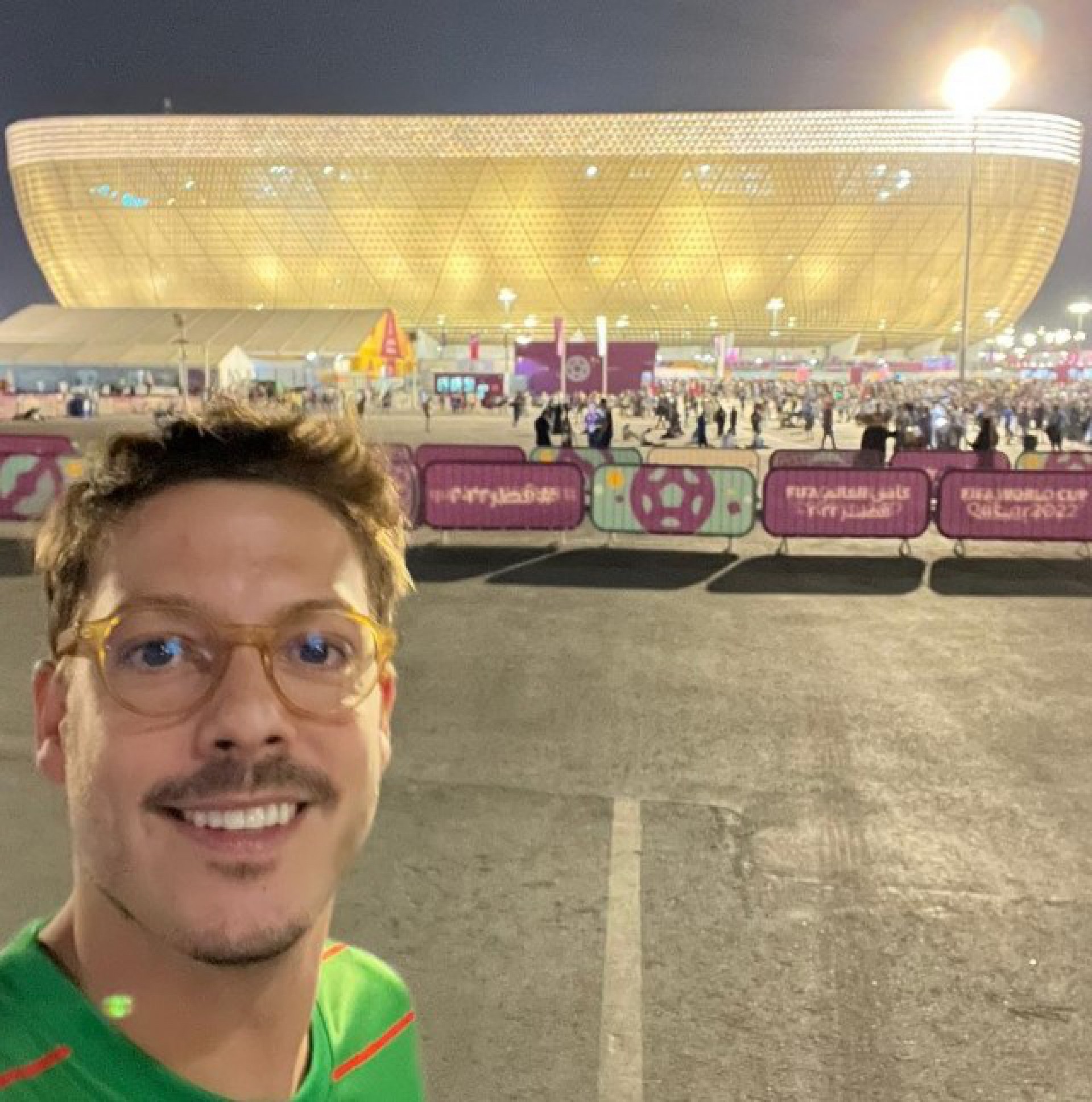 Fábio Porchat está no Catar para a Copa do Mundo - Reprodução/Instagram