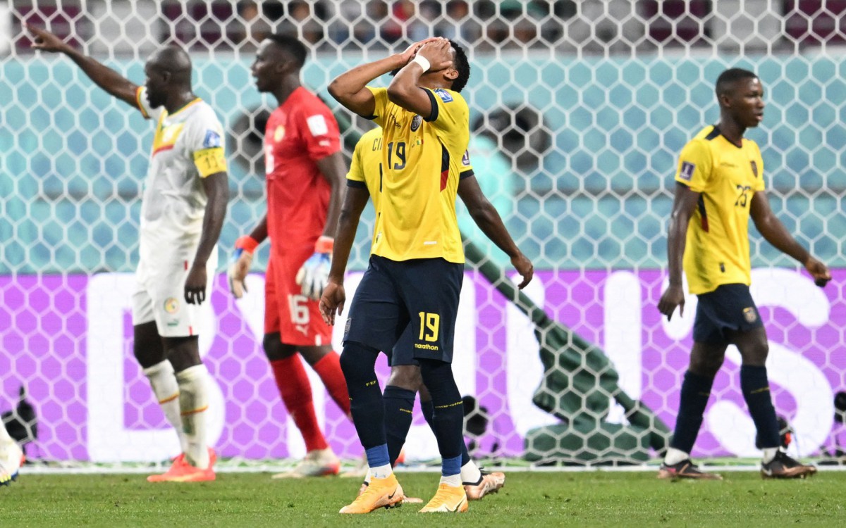 Equador e Senegal se enfrentaram pela terceira rodada da fase de grupos da Copa do Mundo