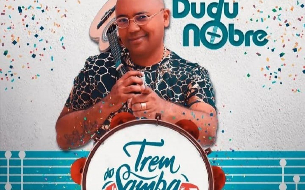 Dudu Nobre &eacute; uma das atra&ccedil;&otilde;es do evento 'Trem do Samba'; ele se apresenta na Rua &Aacute;tila da Silveira