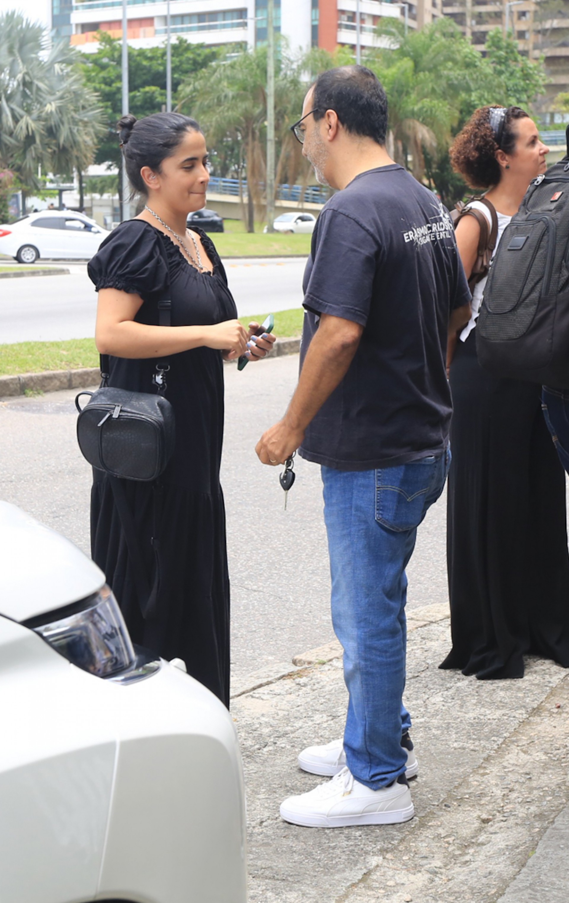 Viúva de Erasmo Carlos, Fernanda Pessoa comparece a missa de sétimo dia do cantor - Fabricio Pioyani/ AgNews