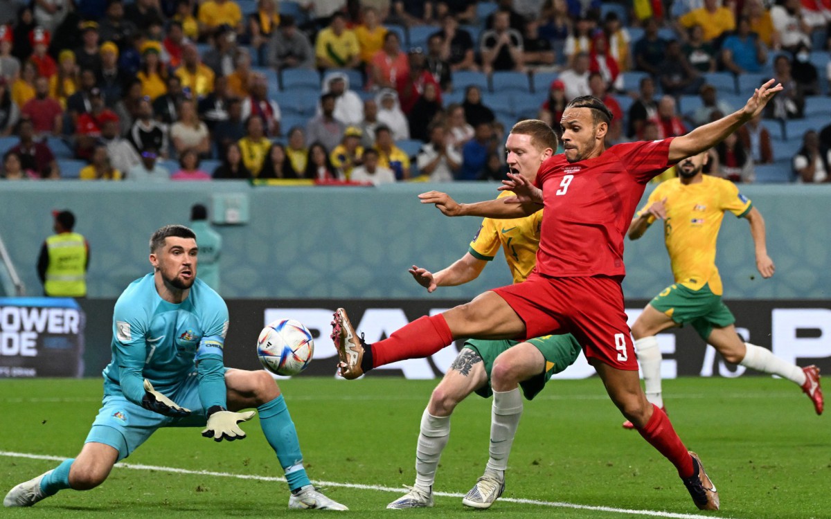 Austr&aacute;lia e Dinamarca se enfrentaram na &uacute;ltima rodada do Grupo D