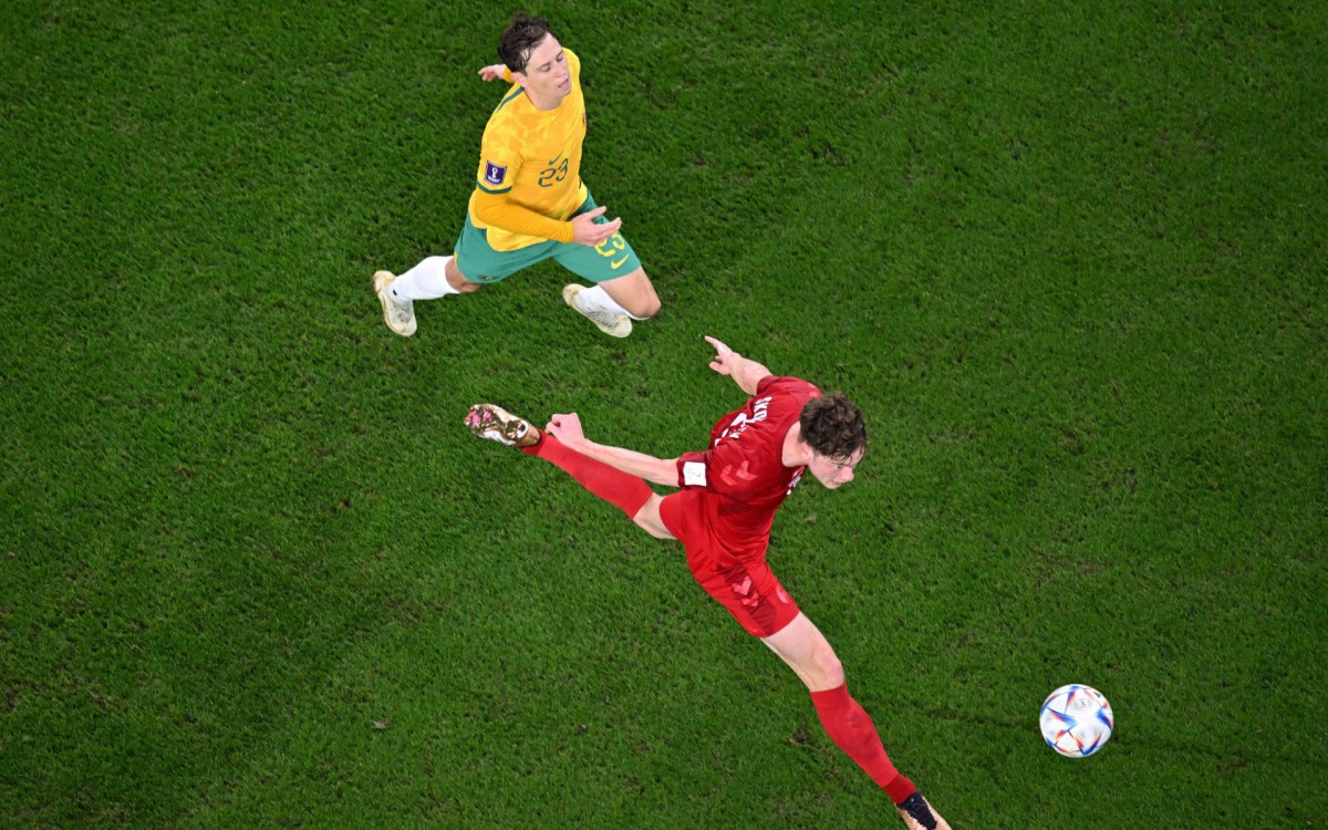 Austr&aacute;lia e Dinamarca se enfrentaram na &uacute;ltima rodada do Grupo D