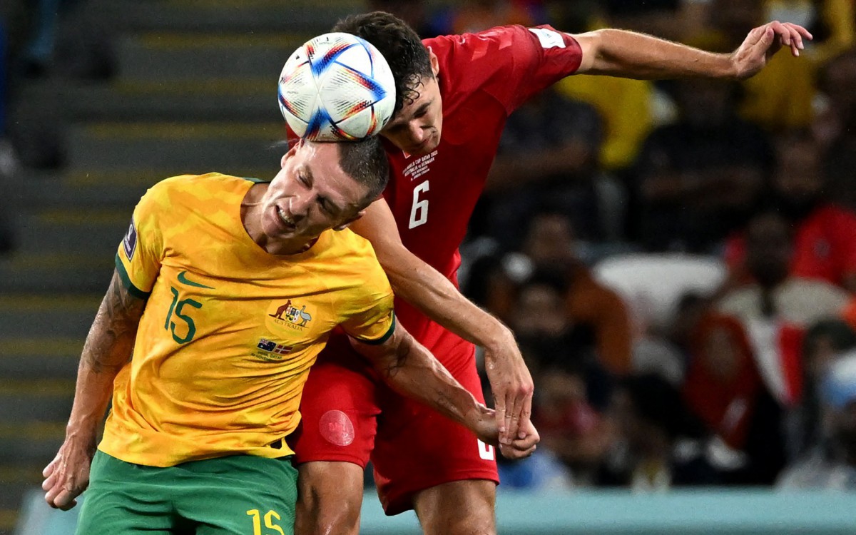 Austr&aacute;lia e Dinamarca se enfrentaram na &uacute;ltima rodada do Grupo D