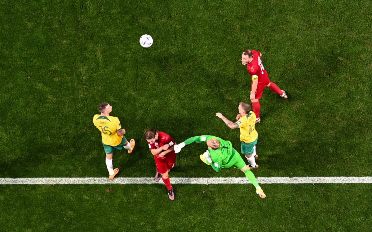 Austr&aacute;lia e Dinamarca se enfrentaram na &uacute;ltima rodada do Grupo D
