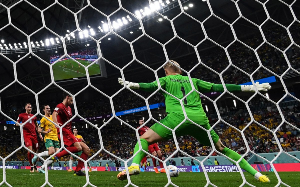 Austr&aacute;lia e Dinamarca se enfrentaram na &uacute;ltima rodada do Grupo D