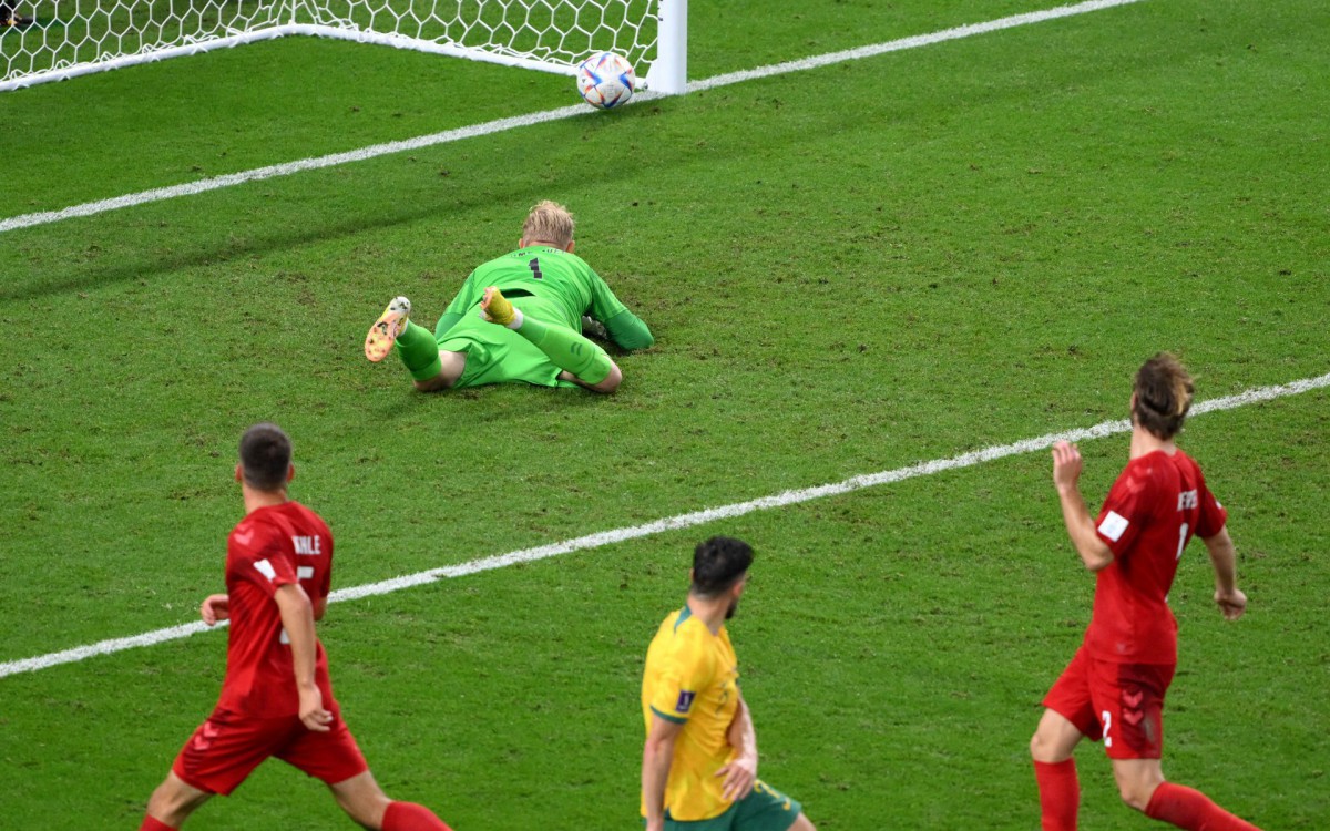 Austr&aacute;lia e Dinamarca se enfrentaram na &uacute;ltima rodada do Grupo D