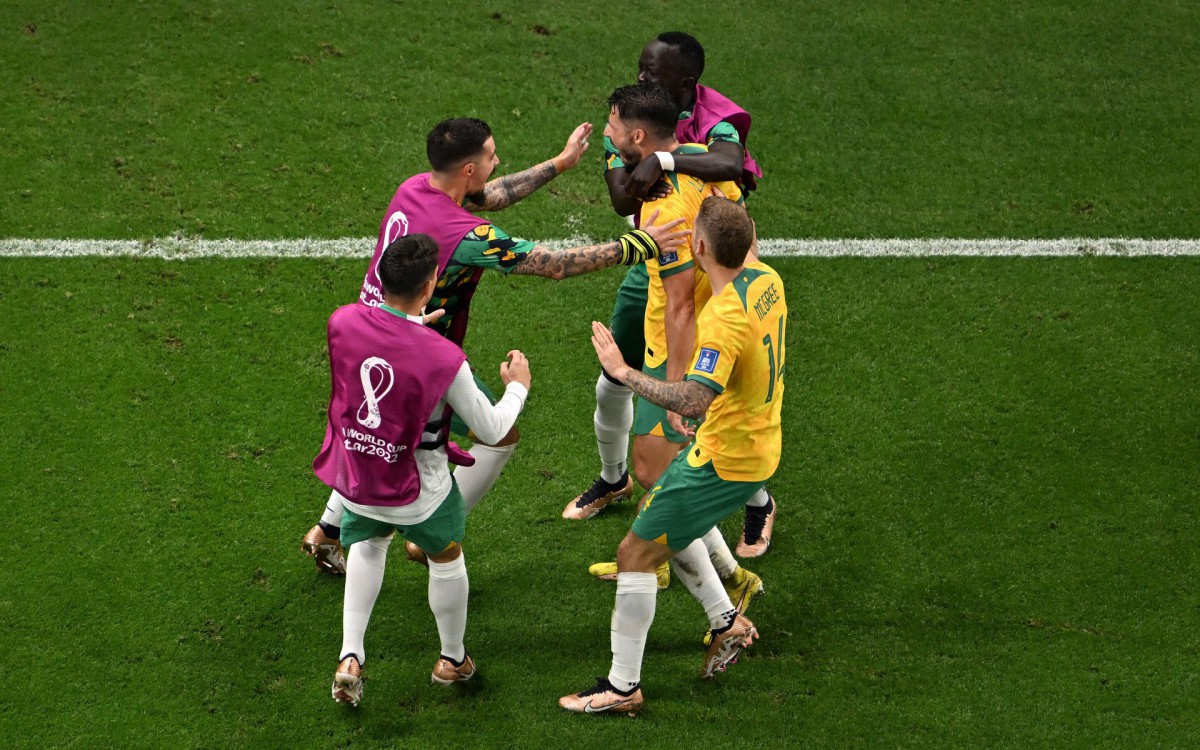 Austr&aacute;lia e Dinamarca se enfrentaram na &uacute;ltima rodada do Grupo D