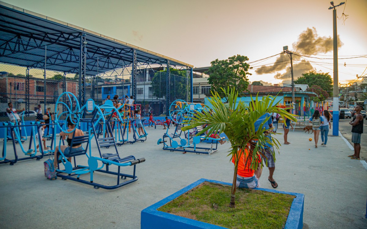 A Pra&ccedil;a do Paiol revitalizada