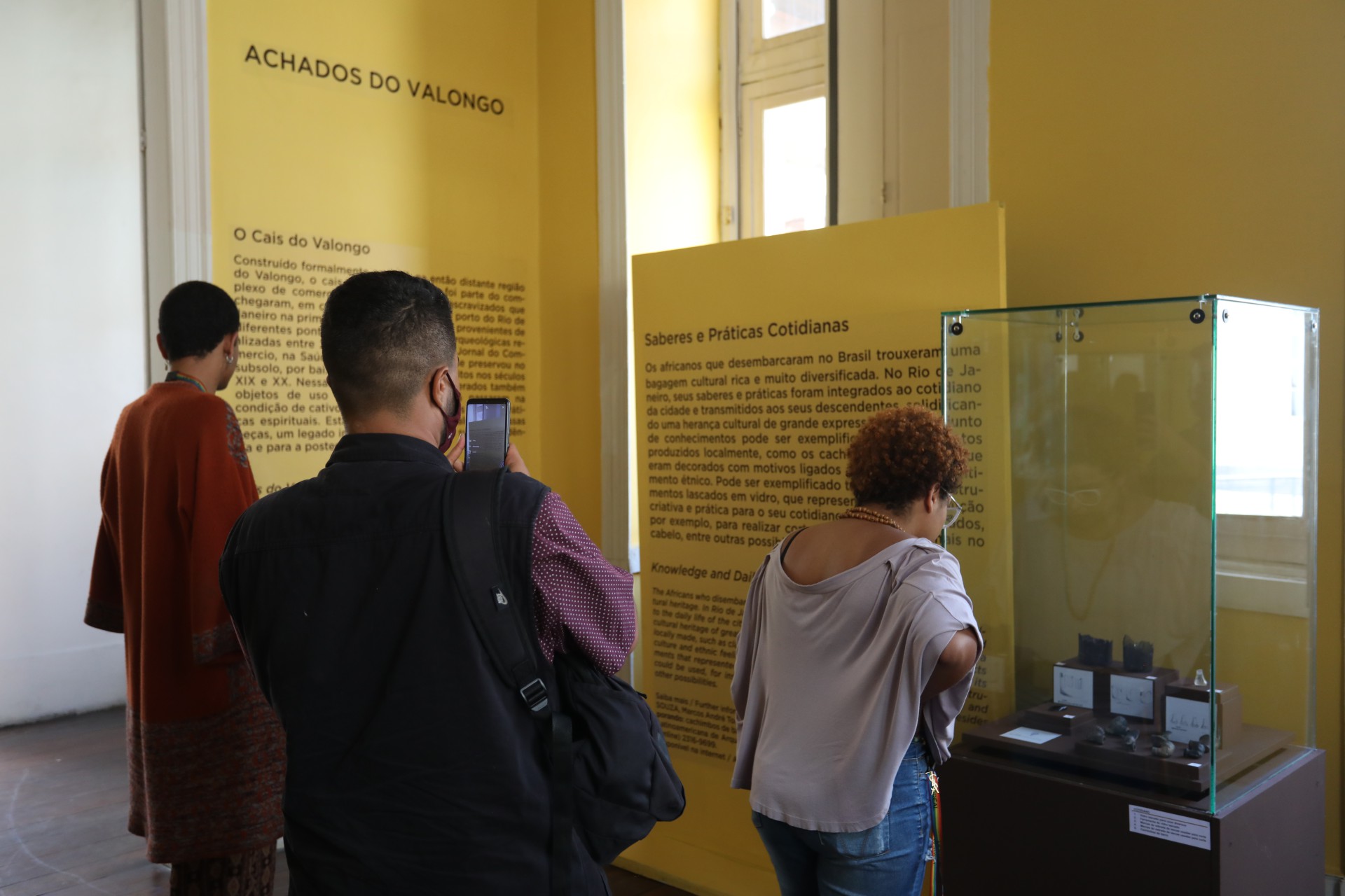  Pe&ccedil;as da exposi&ccedil;&atilde;o 'Achados do Valongo' est&atilde;o expostas no Muhcab - Pedro Ivo/ Ag&ecirc;ncia O Dia