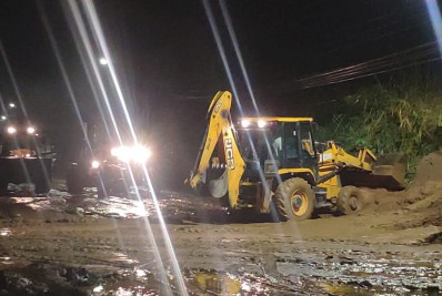Barra Mansa registra pontos de alagamentos e deslizamento de terra