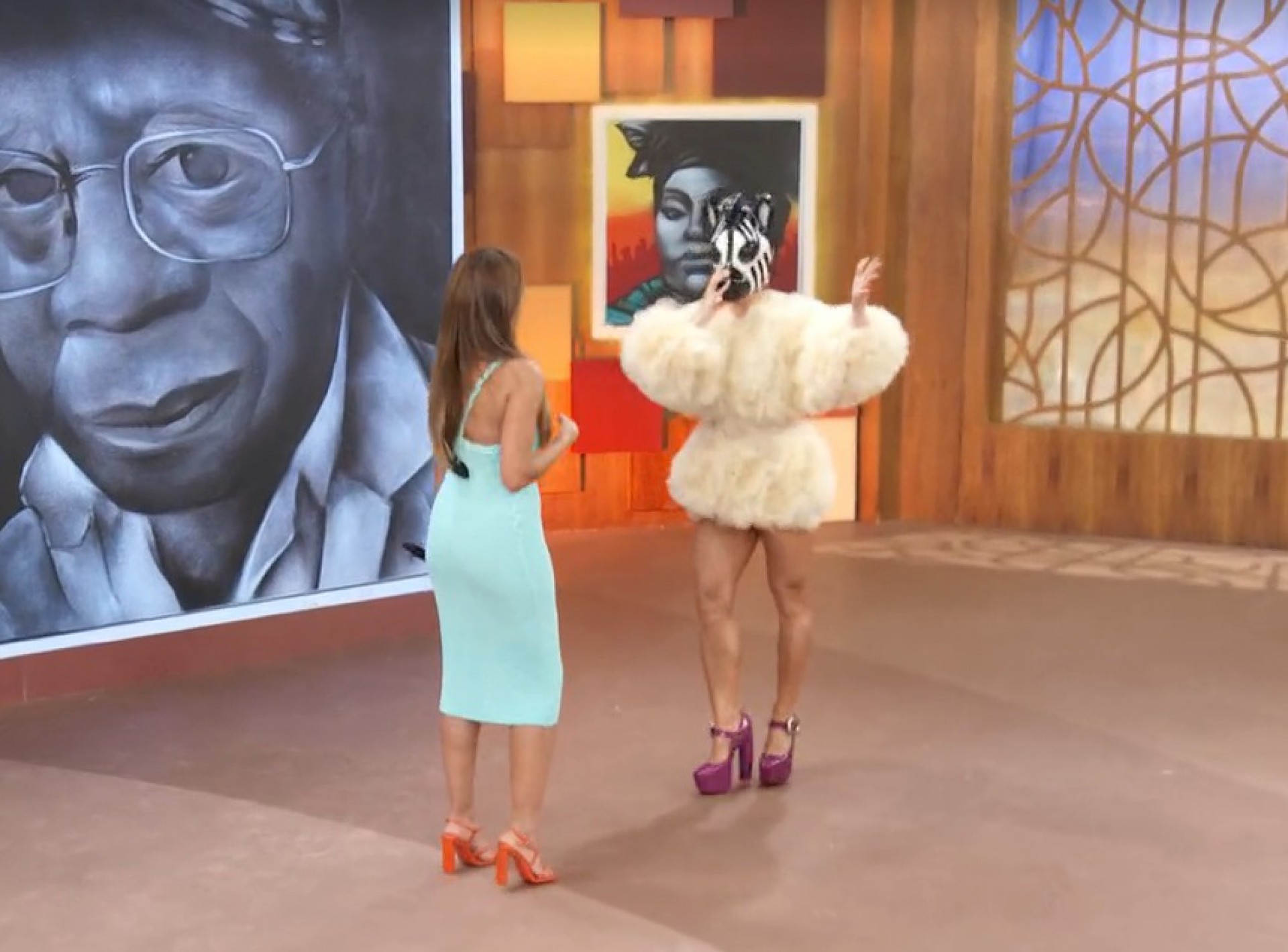 Sabrina Sato participa do 'Encontro com Patrícia Poeta' - Reprodução de vídeo / TV Globo