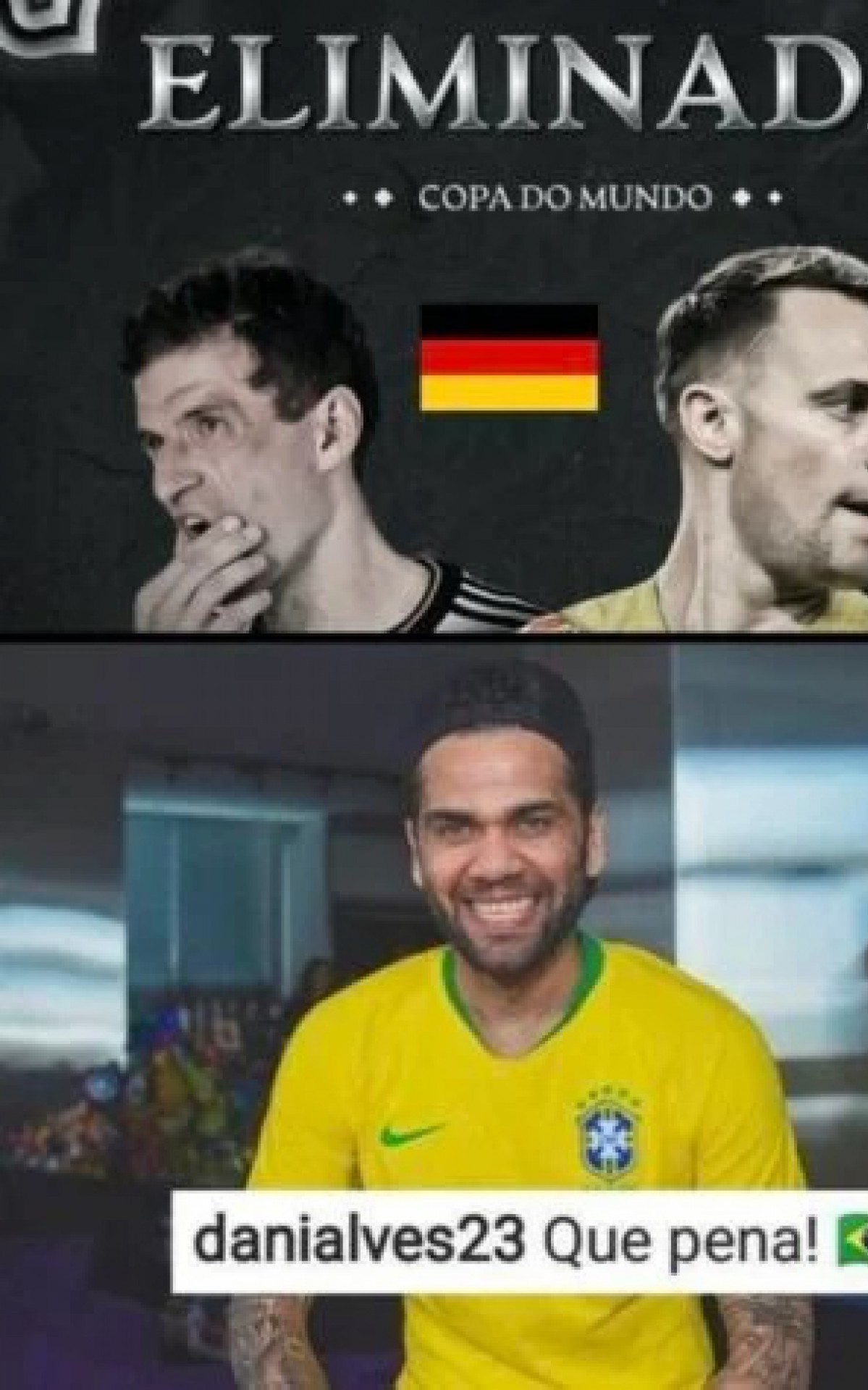 Alemanha é eliminada na fase de grupos e brasileiros tiram sarro