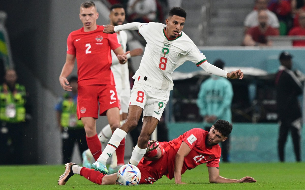 Marrocos e Canad&aacute; se enfrentaram na &uacute;ltima rodada da fase de grupos