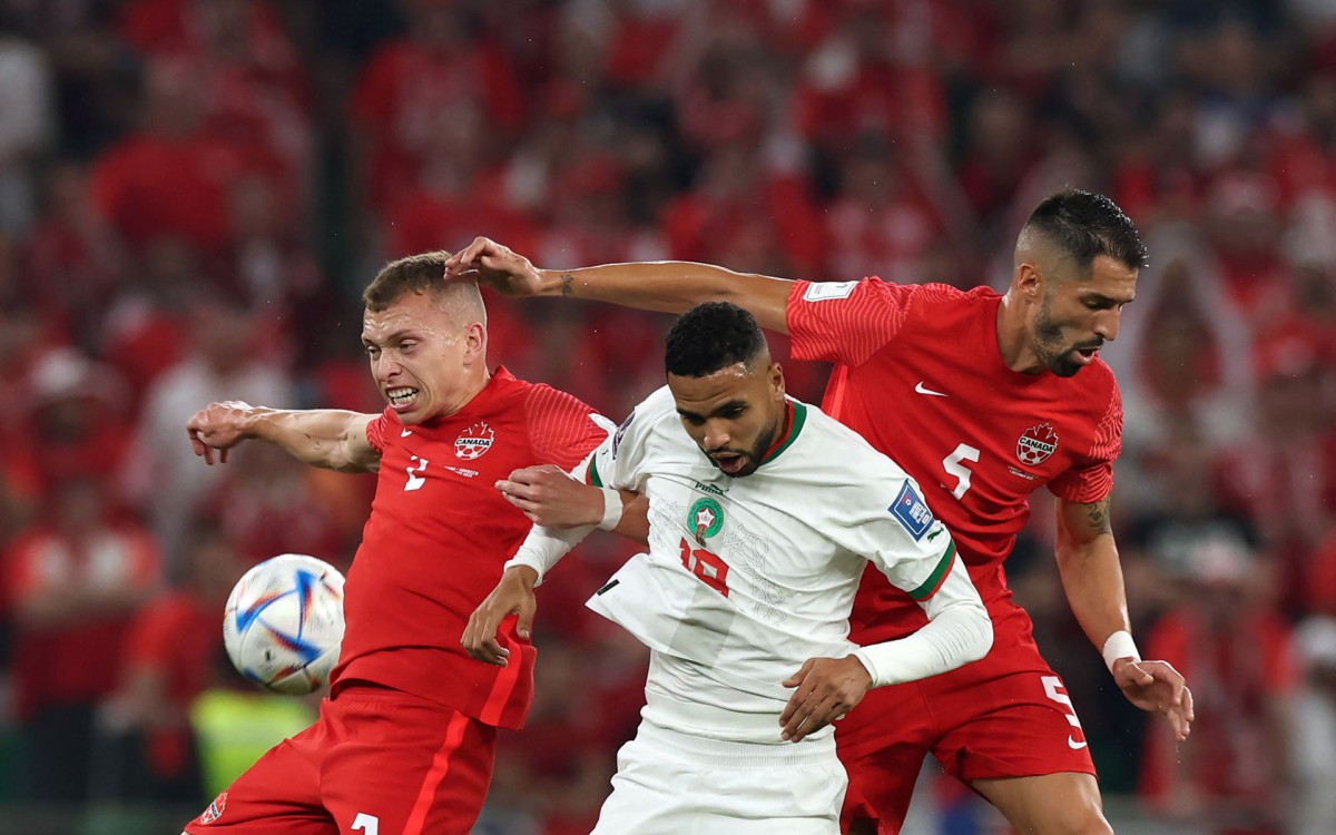 Marrocos e Canad&aacute; se enfrentaram na &uacute;ltima rodada da fase de grupos