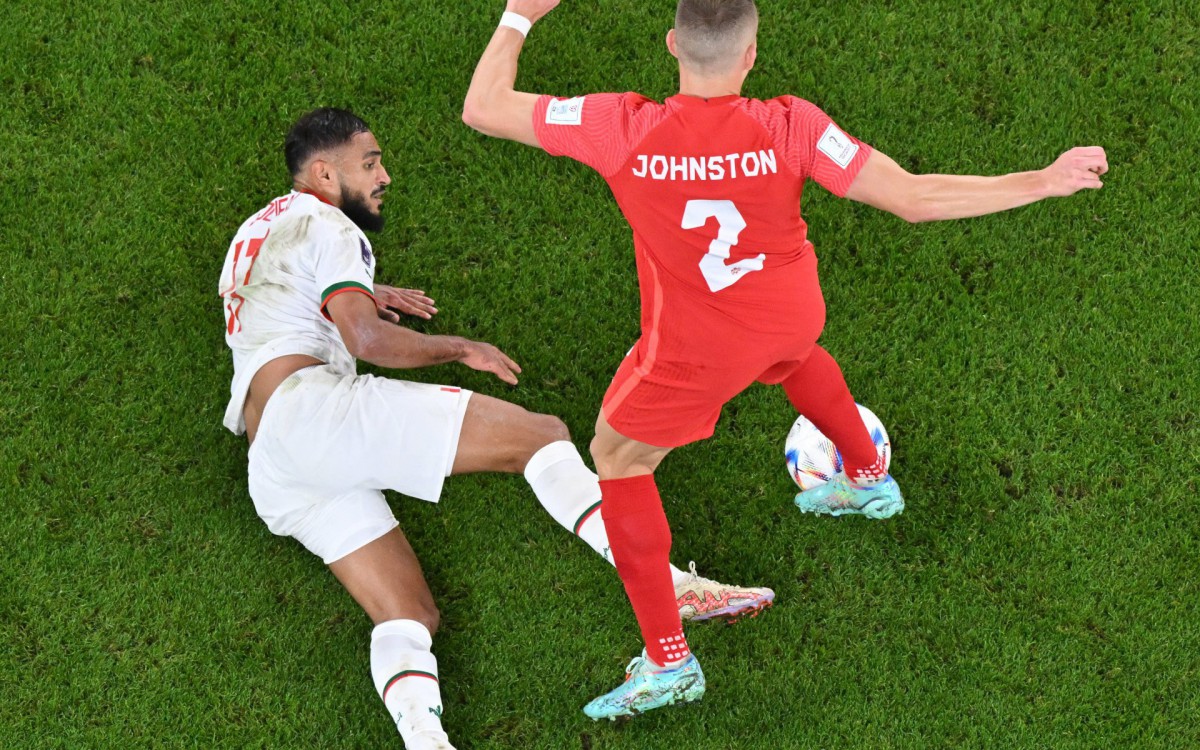 Marrocos e Canad&aacute; se enfrentaram na &uacute;ltima rodada da fase de grupos