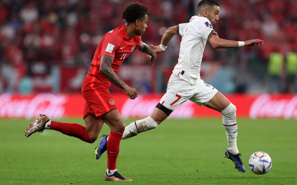 Marrocos e Canad&aacute; se enfrentaram na &uacute;ltima rodada da fase de grupos