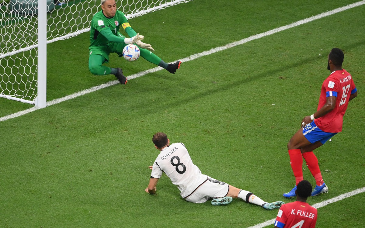 A Alemanha teve v&aacute;rias chances de ampliar a vantagem no primeiro tempo, mas n&atilde;o aproveitou 