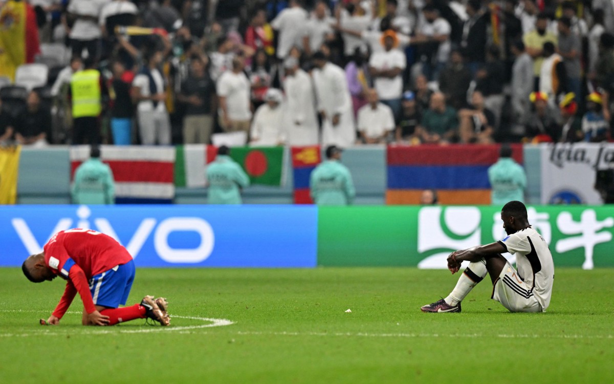 Apesar da vit&oacute;ria, a Alemanha foi eliminada da Copa do Mundo