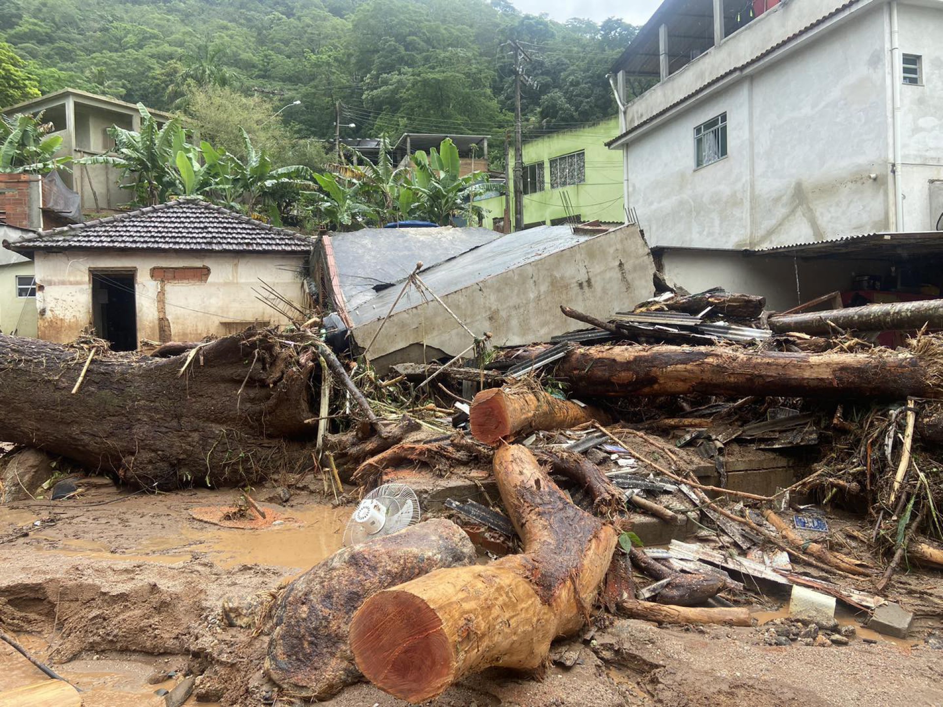 Município de Conceição de Macabu, no Norte Fluminense, declara situação de emergência por causa das chuvas - Reprodução/ Portal Jornada