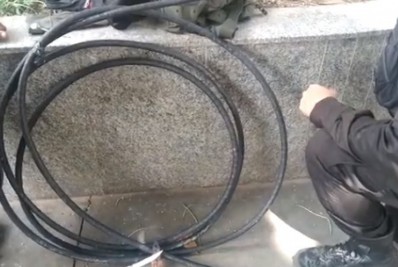 Suspeitos são presos em flagrante por furto de cabos da linha férrea em Mesquita