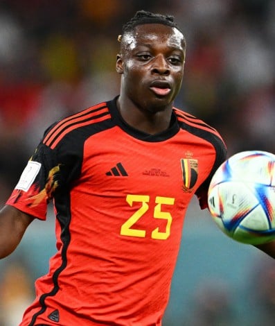 Doku é atacante da seleção belga