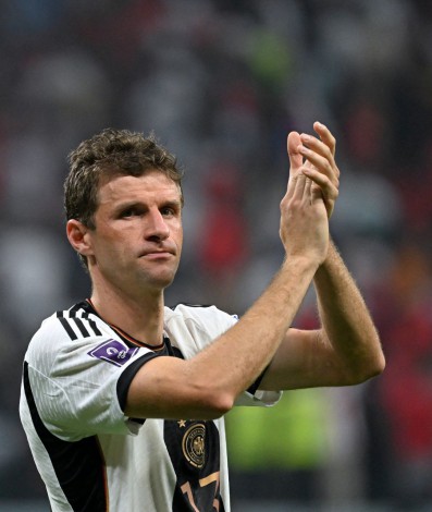 Thomas Müller pode ter feito o último jogo pela seleção alemã nesta quinta-feira, no Al Bayt Stadium, contra a Costa Rica