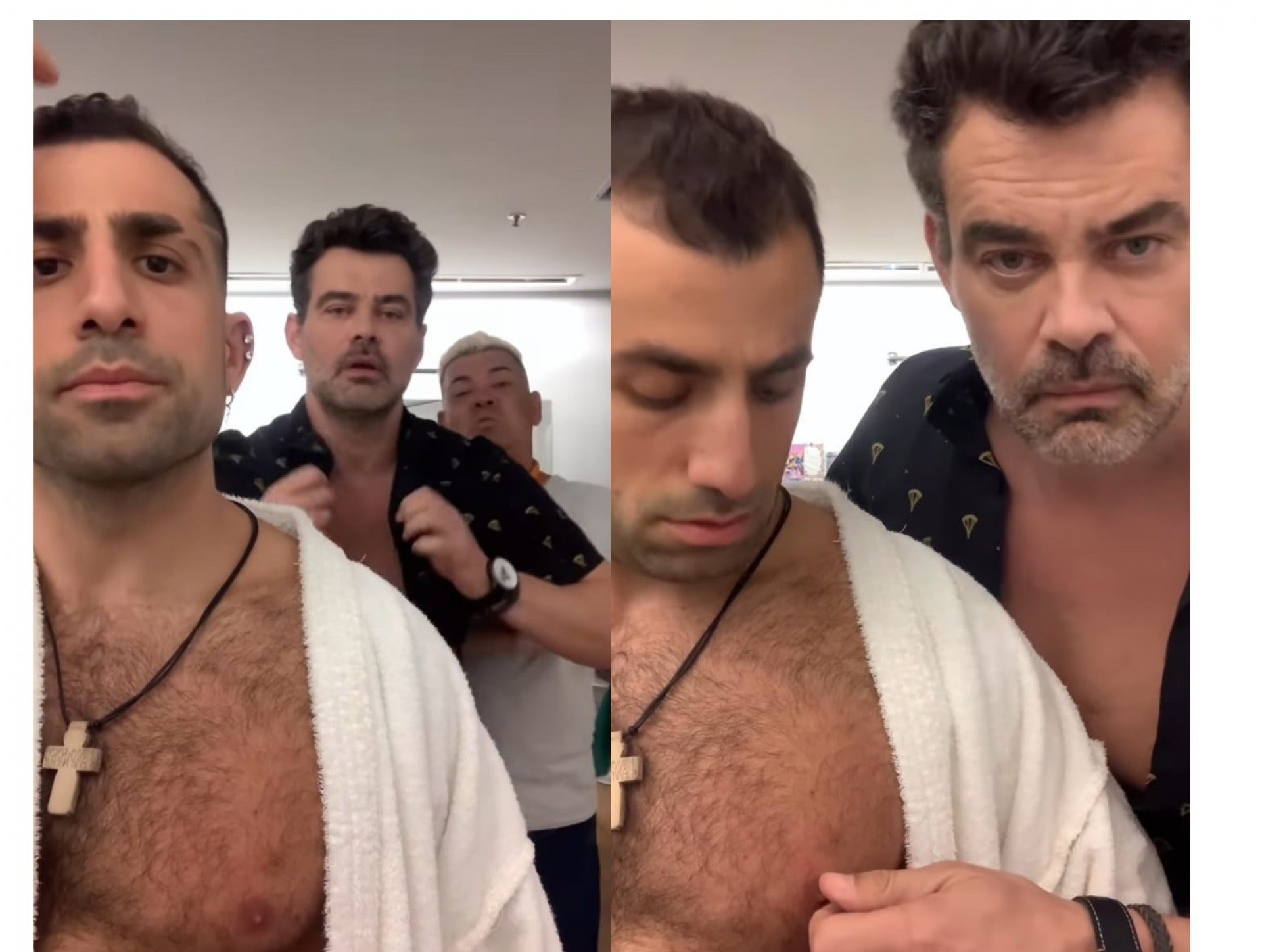 Carmo Della Vecchia e Kaysar Dadour - Reprodução/Instagram