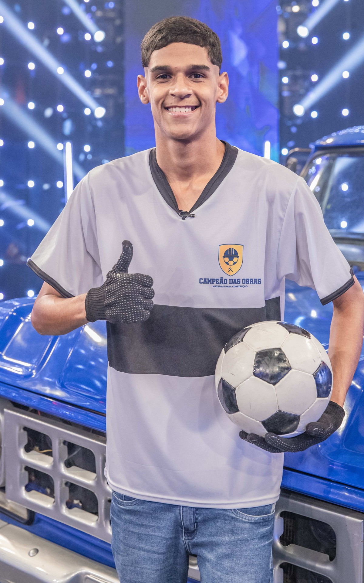 Luva de Pedreiro participa do 'Doming&atilde;o' - F&aacute;bio Rocha / TV Globo