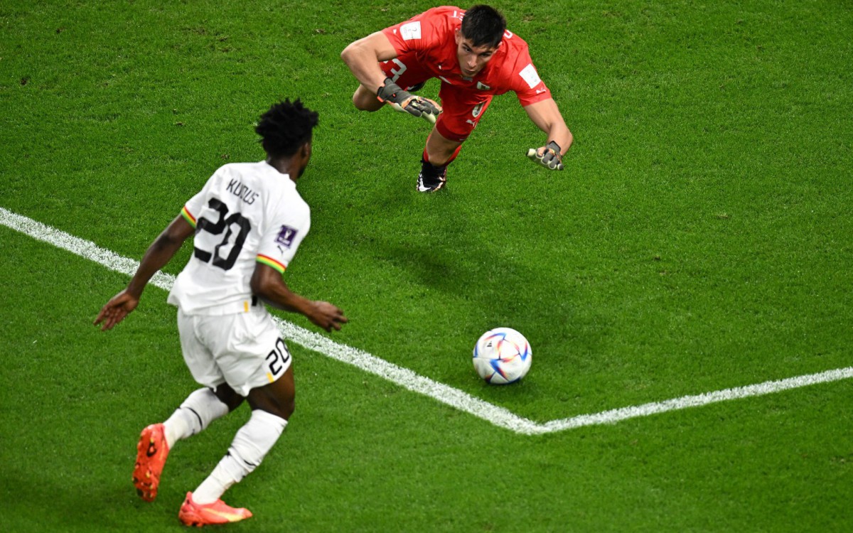 Uruguai e Gana disputaram uma das duas vagas do Grupo H para as oitavas de final da Copa do Mundo