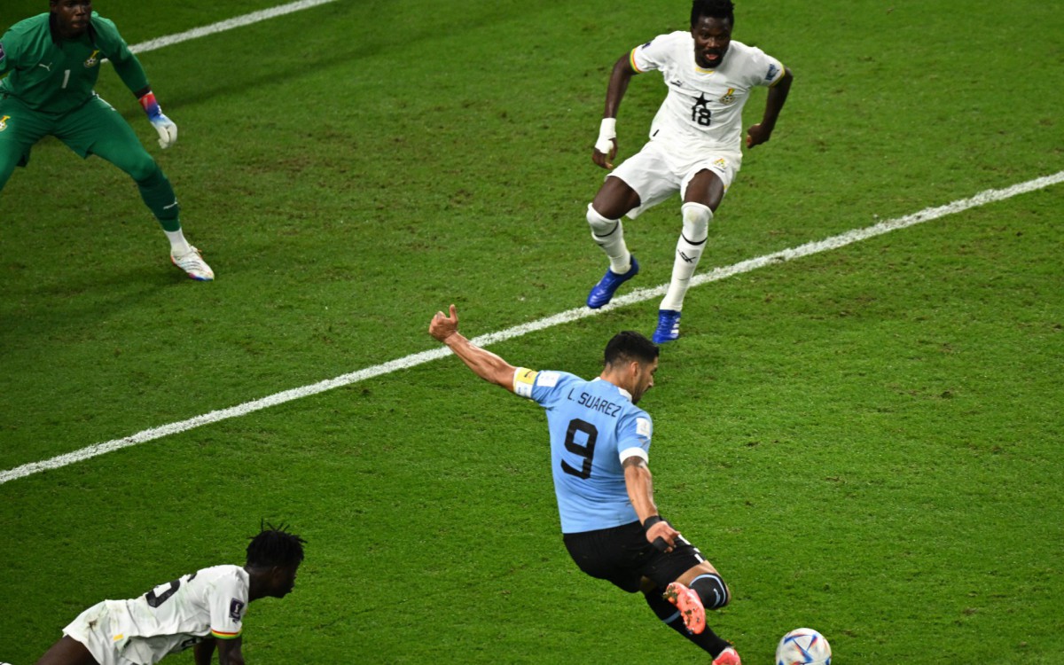 Uruguai e Gana disputaram uma das duas vagas do Grupo H para as oitavas de final da Copa do Mundo