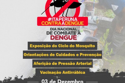 Ações redobradas nesse sábado contra o mosquito transmissor da dengue e chikungunya 