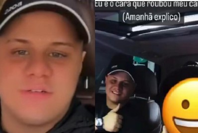 Após ter carro roubado, filho de Deolane Bezerra faz amizade com os bandidos: 'Cada um no seu corre'