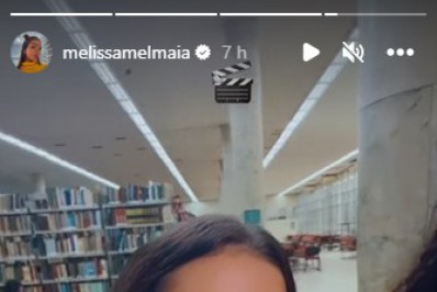 Mel Maia compartilha bastidores da nova novela das sete da 