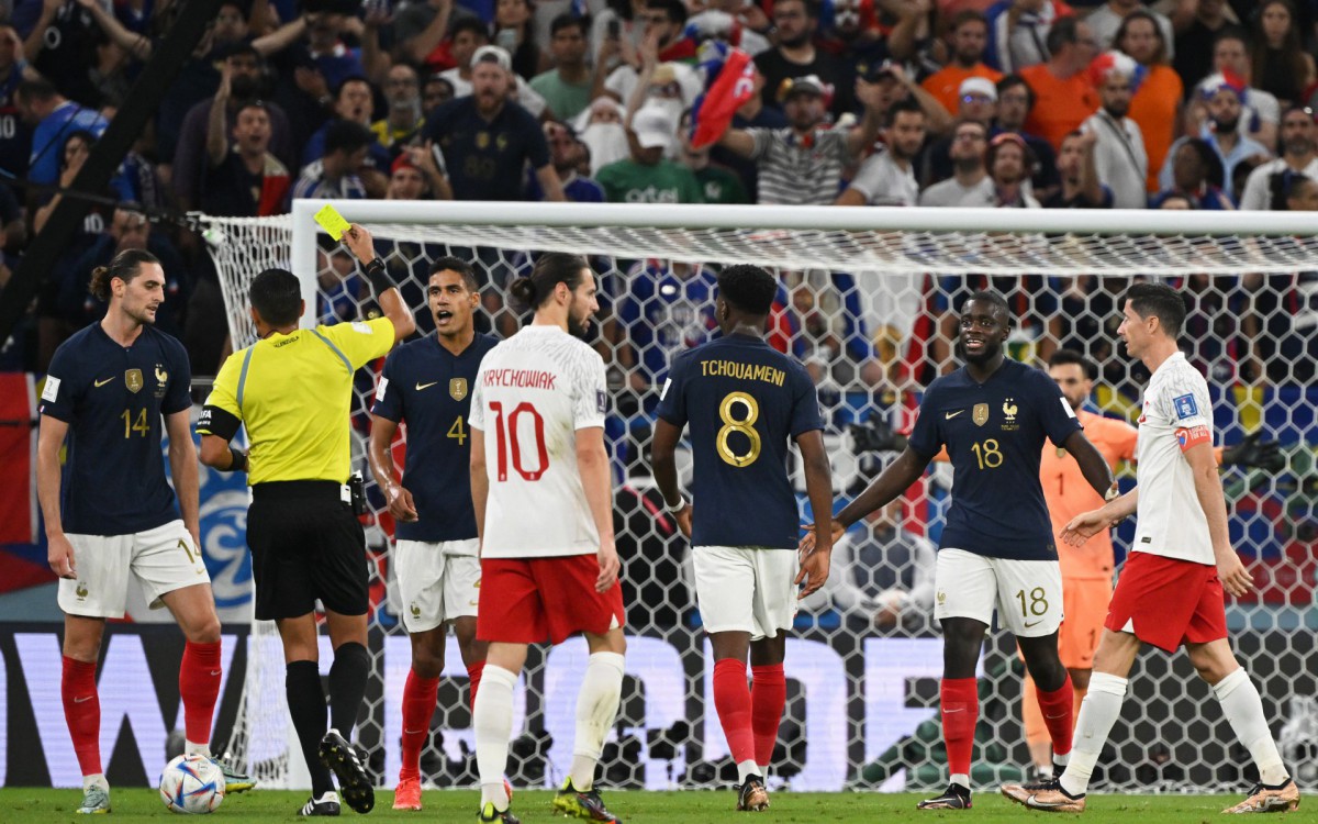 Fran&ccedil;a e Pol&ocirc;nia se enfrentaram pelas oitavas de final da Copa do Mundo