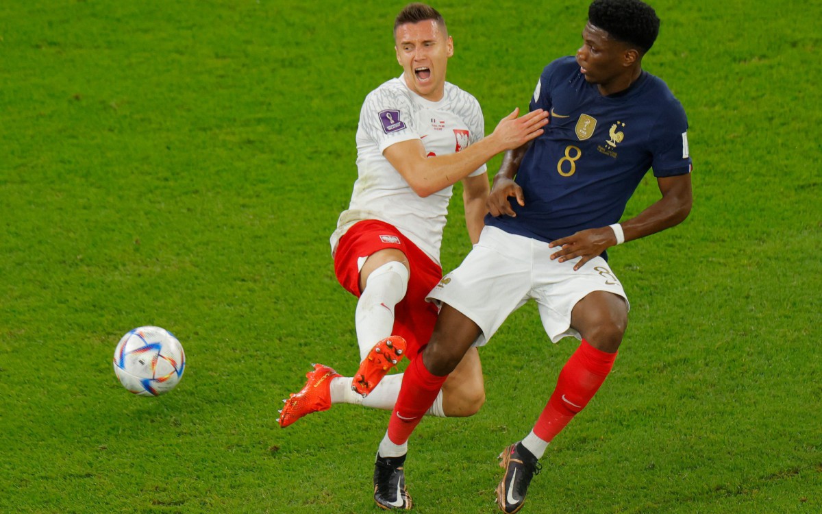 Fran&ccedil;a e Pol&ocirc;nia se enfrentaram pelas oitavas de final da Copa do Mundo