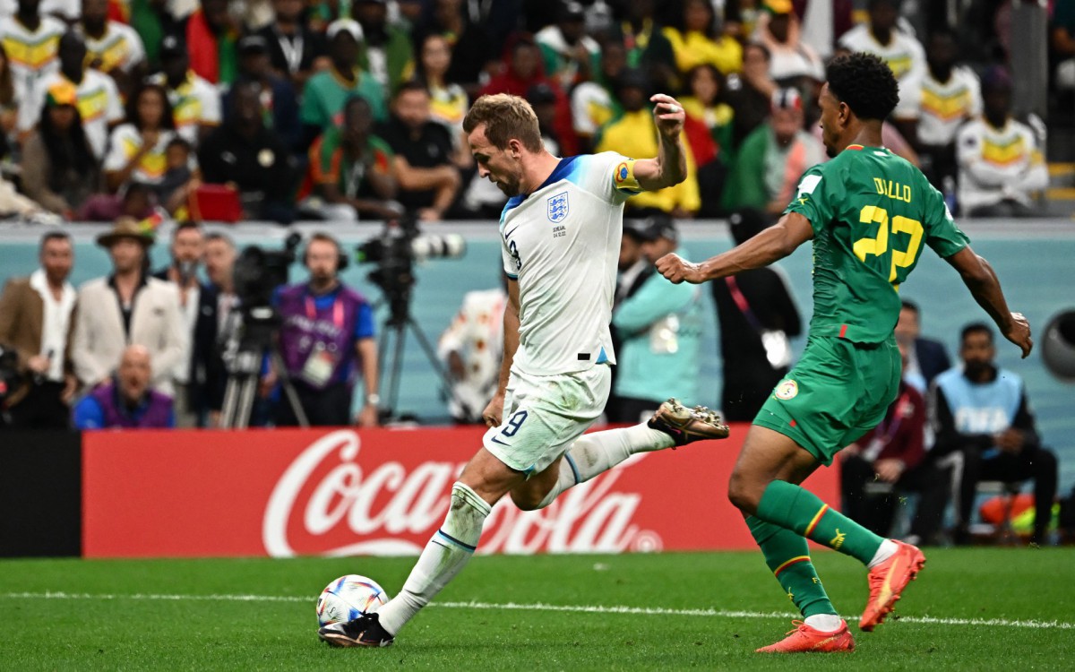 Kane fez o segundo gol da Inglaterra no jogo contra Senegal