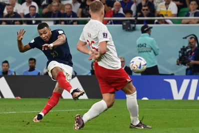 Confira fotos da vitória da França sobre a Polônia na Copa do Mundo