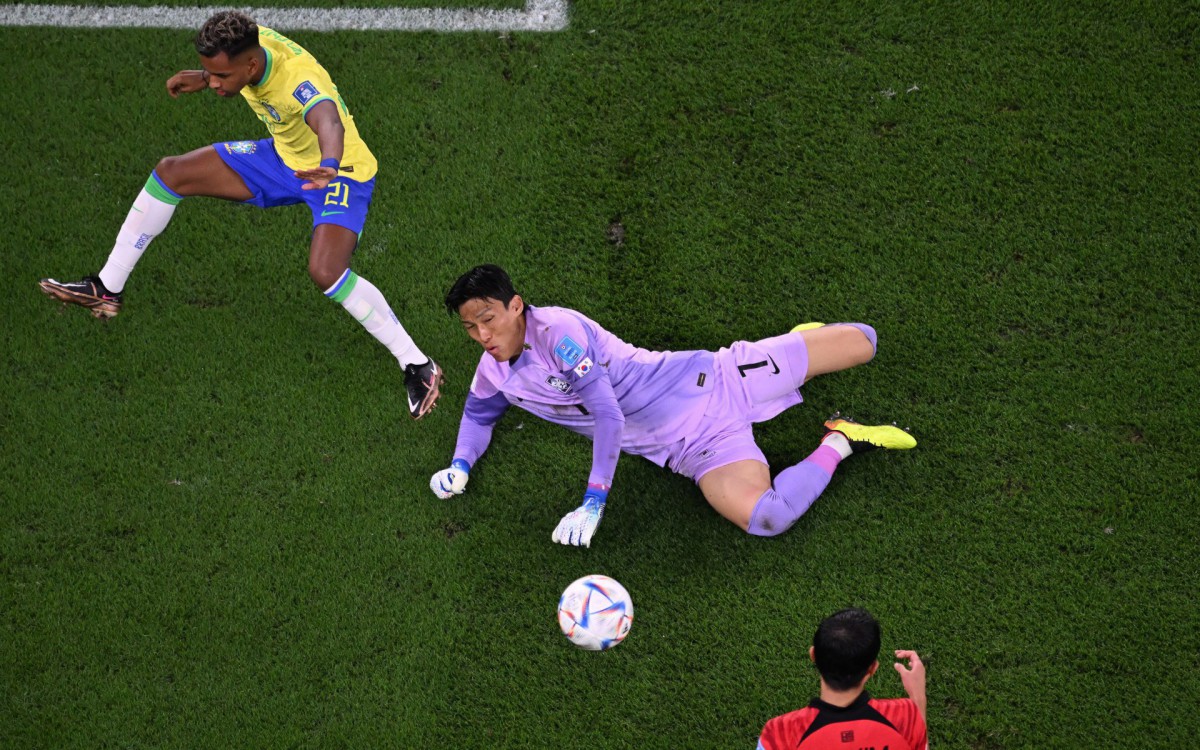 Seleção brasileira fez grande primeiro tempo e goleou a Coreia do Sul