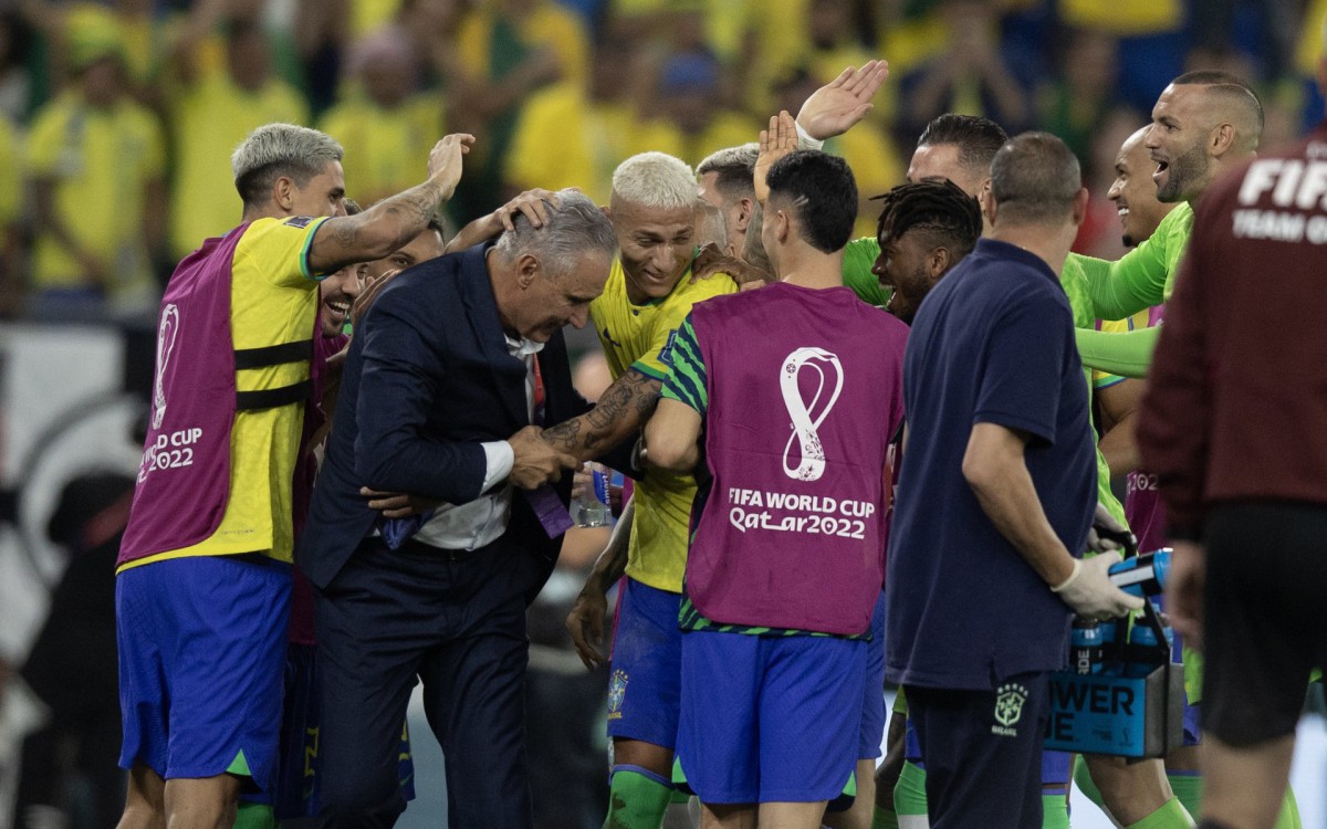 Seleção brasileira enfrentou a Coreia do Sul pelas oitavas de final da Copa do Mundo