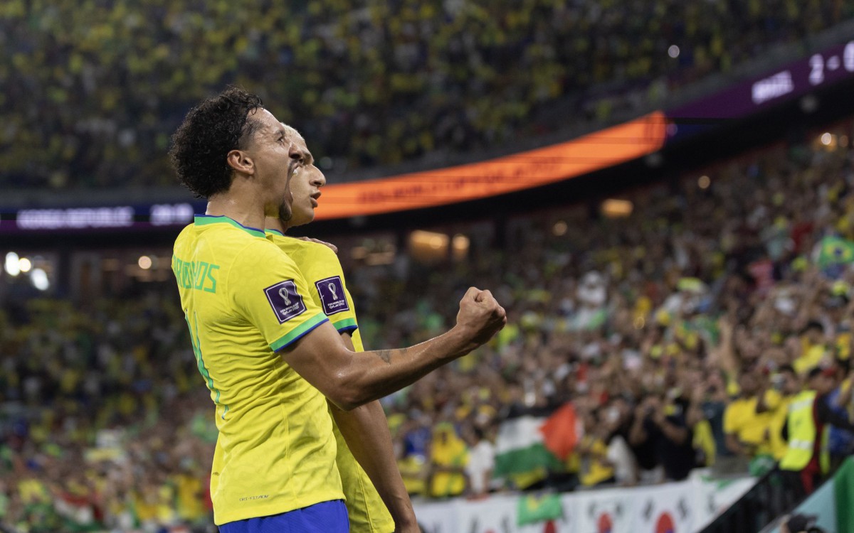 Seleção brasileira fez grande primeiro tempo e goleou a Coreia do Sul