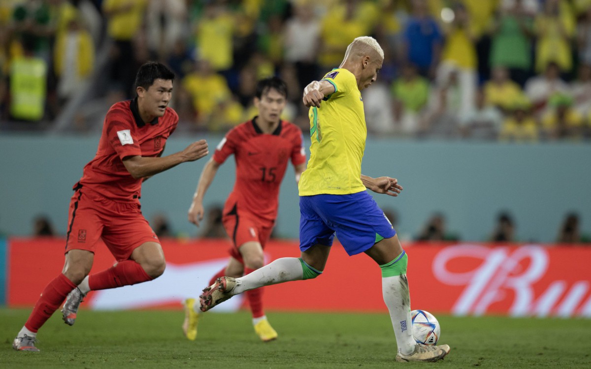 Seleção brasileira enfrentou a Coreia do Sul pelas oitavas de final da Copa do Mundo