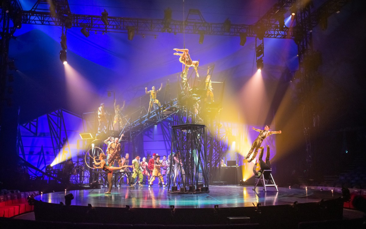 O espetáculo 'Bazzar', do Cirque Du Soleil, faz curta temporada no Rio até 31 de dezembro - Divulgação