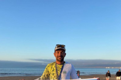 Atleta Buziano ganha medalha de bronze no 2º Campeonato Pan-Americano de Va’a no Chile