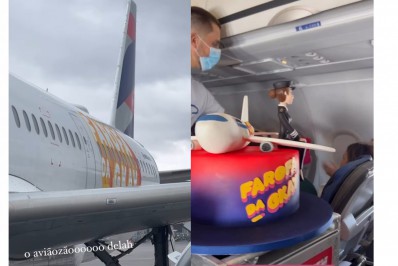 Animação em voo marca início da 'Farofa da Gkay'